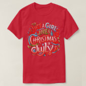 Kerstmis in juli Vibes Omarm de feestelijke geest T-shirt (Design voorkant)