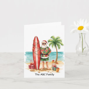 Kerstmis in juli vieren met KLAUS DE KERSTMAN Kaart