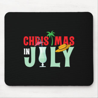 Kerstmis in juli vrolijke kerst zomer grappig San Muismat