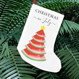 Kerstmis in juli Watermeloen Kerstmis Kous Kleine Kerstsok