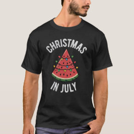 Kerstmis in juli watermeloen t-shirt