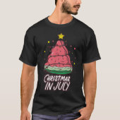 Kerstmis in juli watermeloen t-shirt (Voorkant)