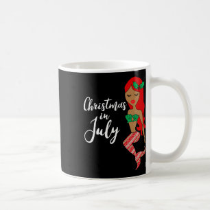 Kerstmis in juli Zeemeermin  Koffiemok
