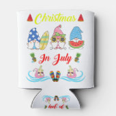 Kerstmis in juli zomer blikjeskoeler (Achterkant)