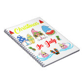 Kerstmis in juli zomer notitieboek (Rechterzijde)