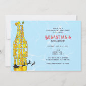 Kerstmis in juli Zomer Santa Beer & BBQ Verjaardag Kaart (Voorkant)