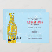 Kerstmis in juli Zomer Santa Beer & BBQ Verjaardag Kaart (Voorkant / Achterkant)