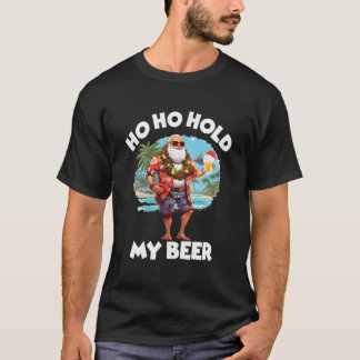 Kerstmis in juli Zomer Santa zonnebril Ho Ho Ho T-shirt