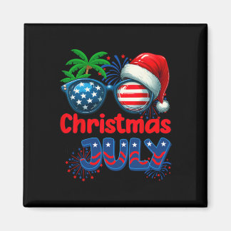 Kerstmis in juli zomer strand hawaii kerstman usa  magneet
