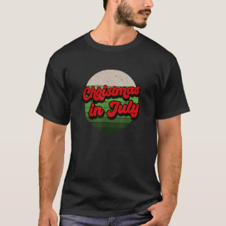 Kerstmis in juli zomervakantie voor mannen t-shirt