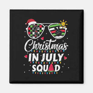 Kerstmis In Juliploeg Grappige Zomer Xmas Mannen V Magneet