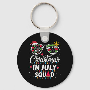 Kerstmis In Juliploeg Grappige Zomer Xmas Mannen V Sleutelhanger