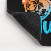 Kerstmis in juni Zonnebril Grappige Zomervakantie Muismat (Hoek)