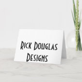 Kerstmis in Kaart Yellowstone (Achterkant)