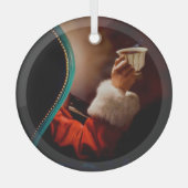 Kerstmis in kerstmis met kerstmis glas ornament (Voorkant)