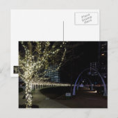 Kerstmis in Klyde Warren Park Feestdagenkaart (Voorkant / Achterkant)