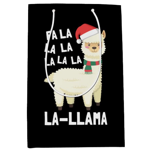 Kerstmis in La Llama Essential Medium Cadeauzakje (Voorkant)