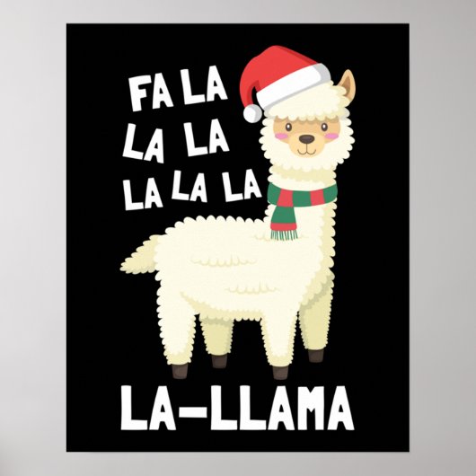 Kerstmis in La Llama Essential Poster (Voorkant)
