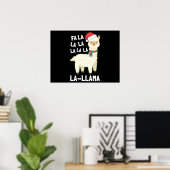 Kerstmis in La Llama Essential Poster (Thuiskantoor)