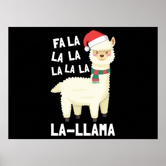 Kerstmis in La Llama Essential Poster (Voorkant)