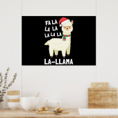 Kerstmis in La Llama Essential Poster (Keuken)