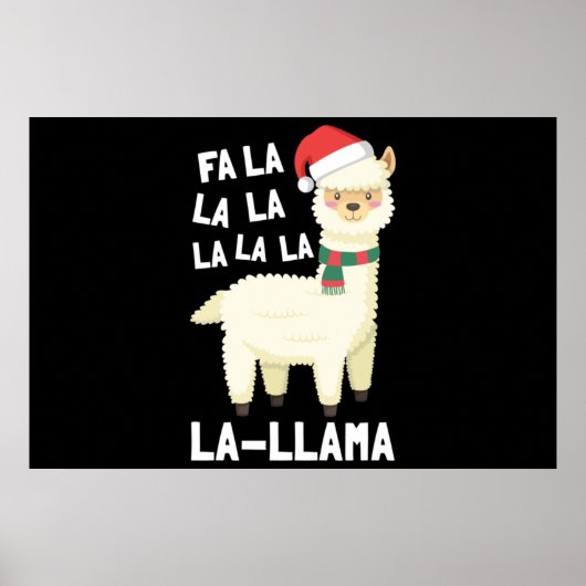 Kerstmis in La Llama Essential Poster (Voorkant)