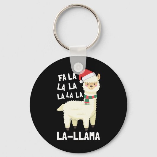 Kerstmis in La Llama Essential Sleutelhanger (Voorkant)