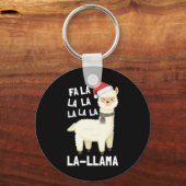 Kerstmis in La Llama Essential Sleutelhanger (Voorkant)