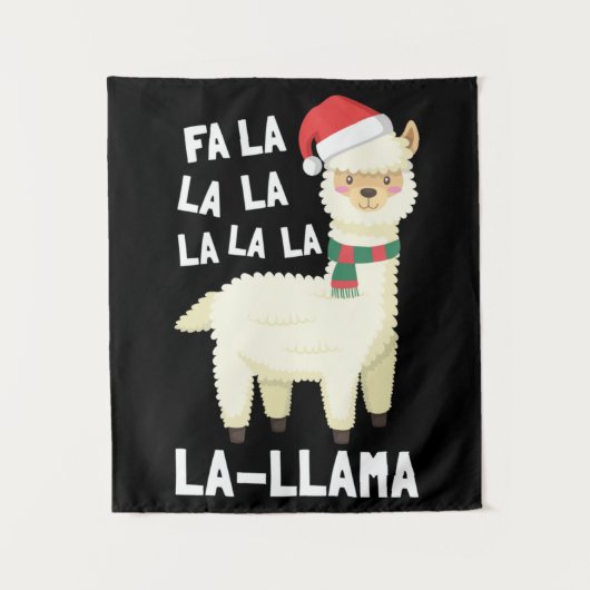 Kerstmis in La Llama Essential Wandkleed (Voorkant)