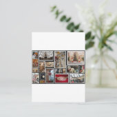 Kerstmis in Las Vegas Feestdagenkaart (Staand voorkant)