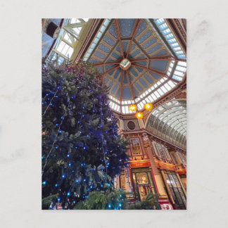 Kerstmis in Leaden Hall, Londen UK Briefkaart
