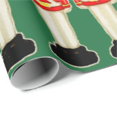 Kerstmis in Londen Cadeaupapier (Rol Hoek)