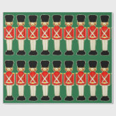 Kerstmis in Londen Cadeaupapier (Vlak)