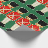 Kerstmis in Londen Cadeaupapier (Hoek)