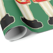 Kerstmis in Londen Cadeaupapier (Rol Hoek)