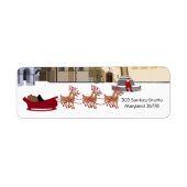 Kerstmis in Londen Etiket (Voorkant)