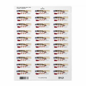 Kerstmis in Londen Etiket (Full Sheet)