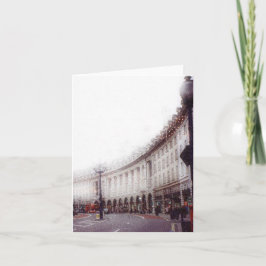 Kerstmis in Londen Feestdagen Kaart