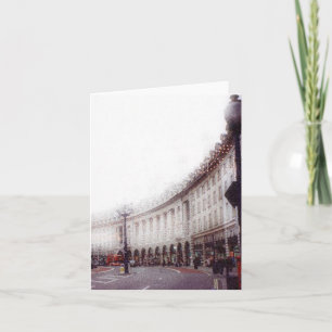 Kerstmis in Londen Feestdagen Kaart