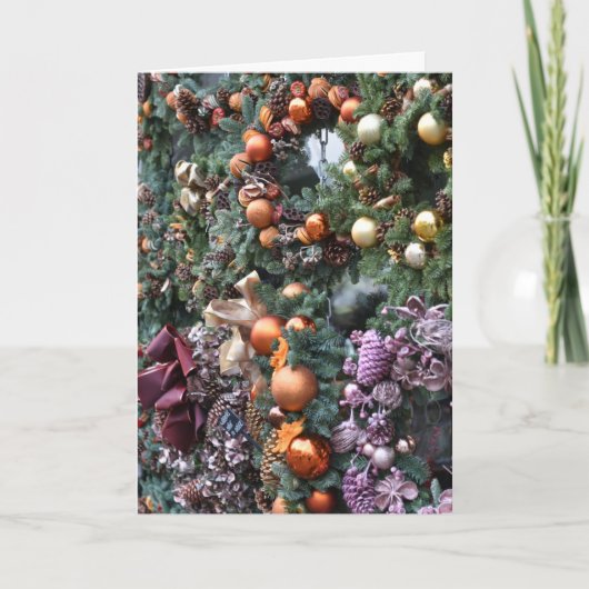 Kerstmis in Londen Festive Season Kaart (Voorkant)