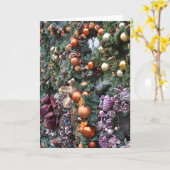 Kerstmis in Londen Festive Season Kaart (Gele Bloem)