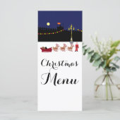 Kerstmis in Madrid Menu (Staand voorkant)