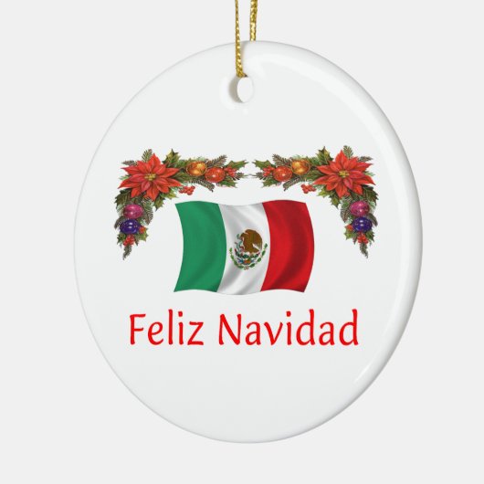 Kerstmis in Mexico Keramisch Ornament (Links)