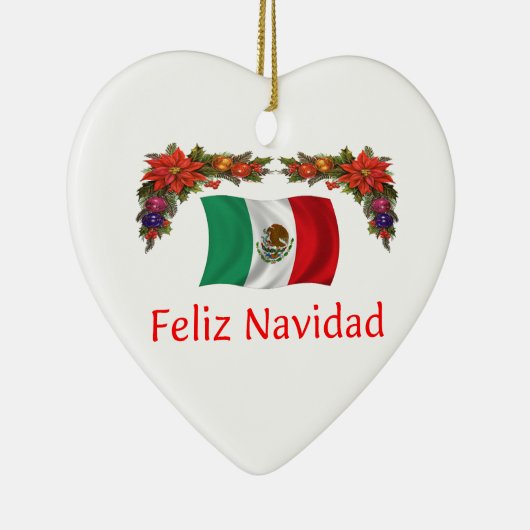 Kerstmis in Mexico Keramisch Ornament (Rechts)