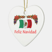 Kerstmis in Mexico Keramisch Ornament (Links)