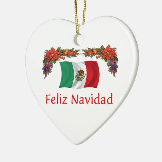 Kerstmis in Mexico Keramisch Ornament (Links)