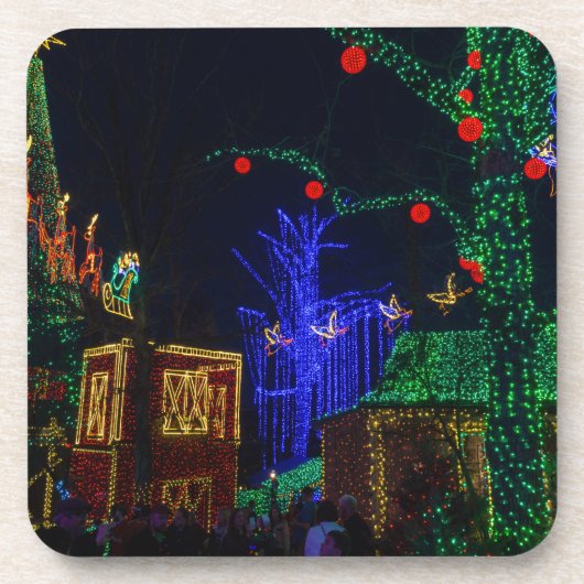 Kerstmis in Midtown Bier Onderzetter (Voorkant)