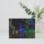 Kerstmis in Midtown Briefkaart (Staand voorkant)