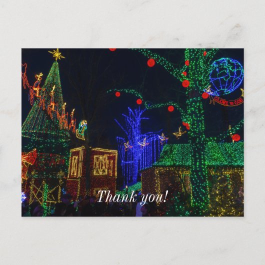 Kerstmis in Midtown Briefkaart (Voorkant)