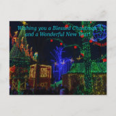 Kerstmis in Midtown Greetings Briefkaart met kerst (Voorkant)